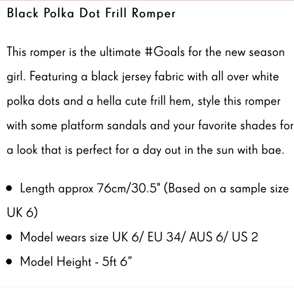 Pretty Little Thing Polka Dot Frill Romper - Picture 4 of 6